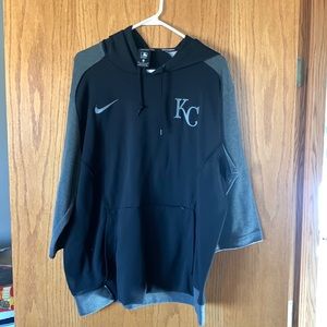 Nike MLB Flux Baseball Kansas City Royals 3/4 sleeve hoodie.  Men’s XL.